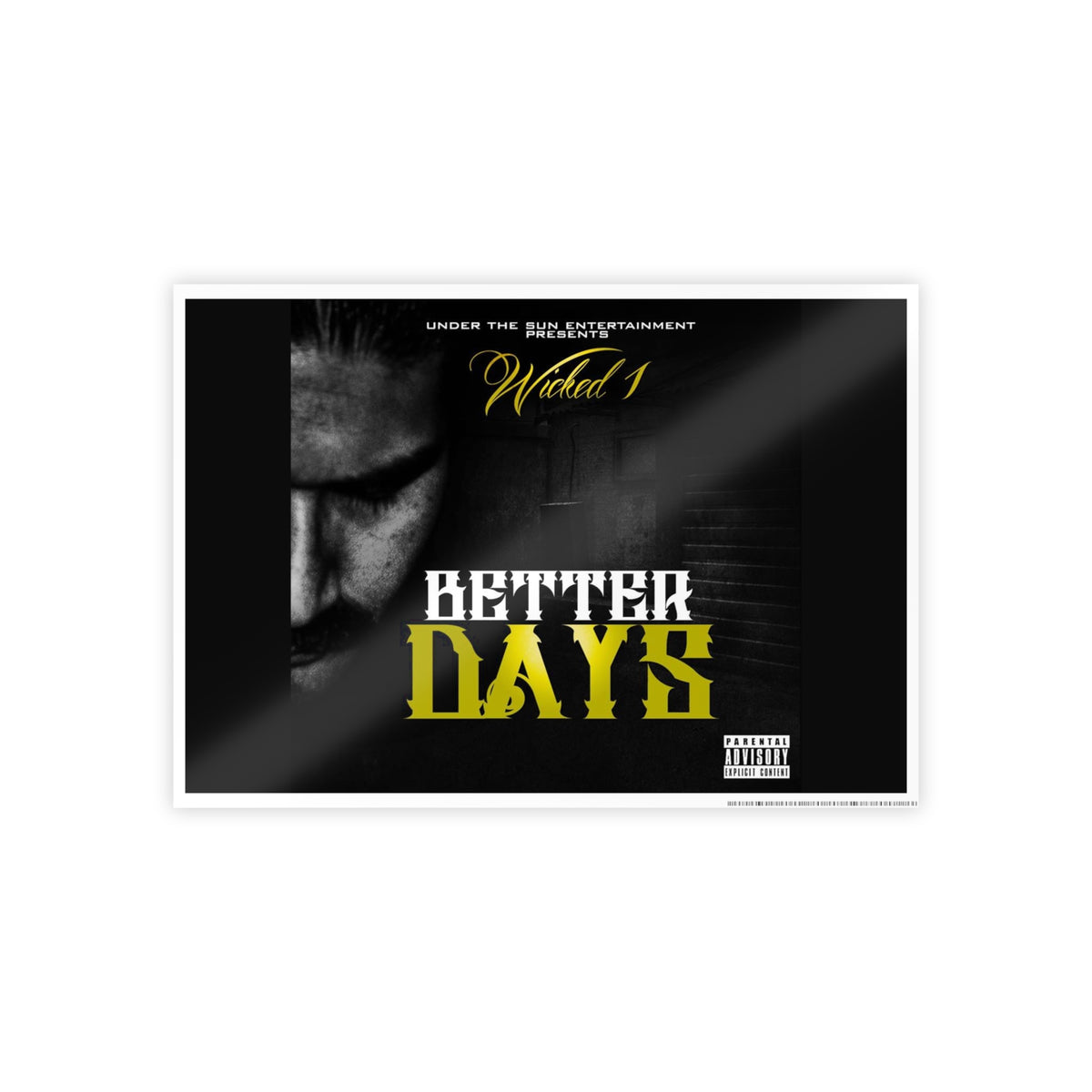 Better Days Motivational Gloss Poster