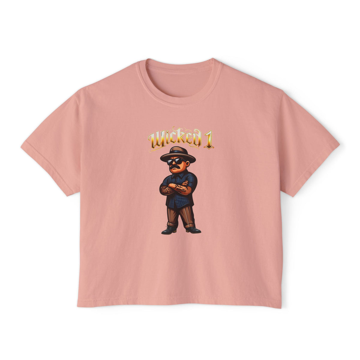 Women's Boxy Tee – Chicana Vintage Latina Pride Graphic