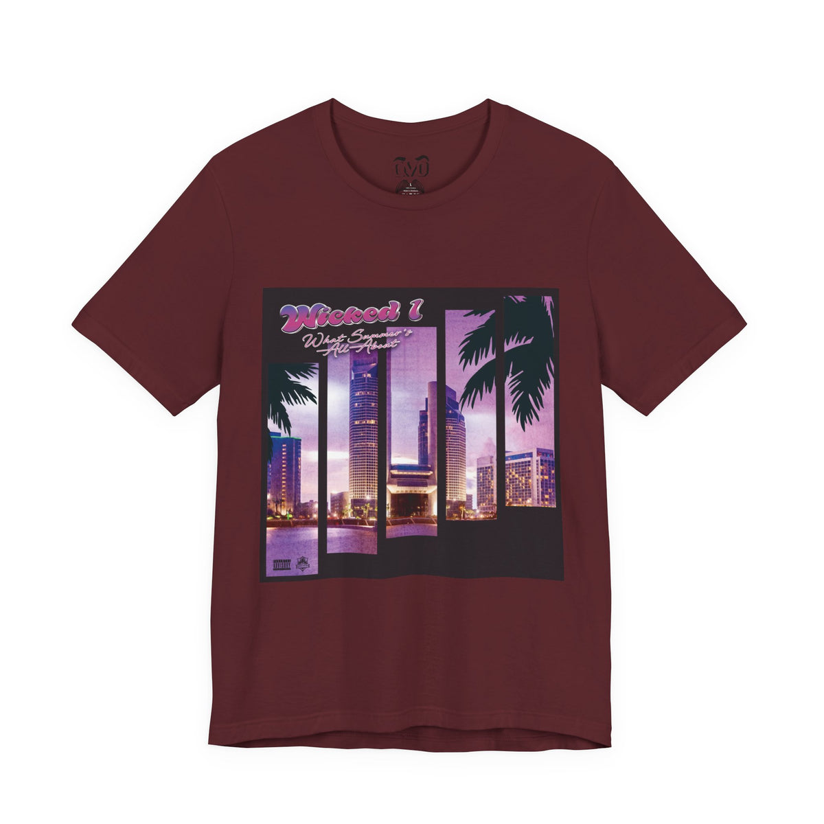 Neon Las Vegas Nights Graphic T-Shirt