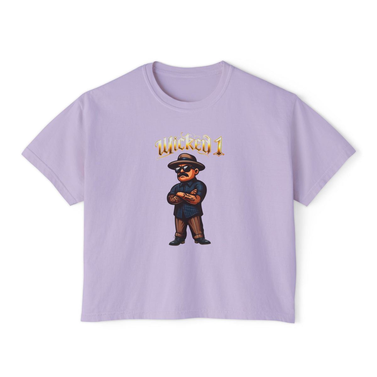 Women's Boxy Tee – Chicana Vintage Latina Pride Graphic