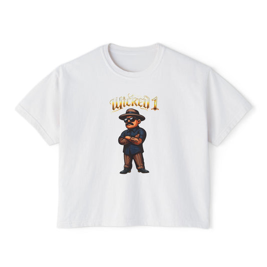 Women's Boxy Tee – Chicana Vintage Latina Pride Graphic