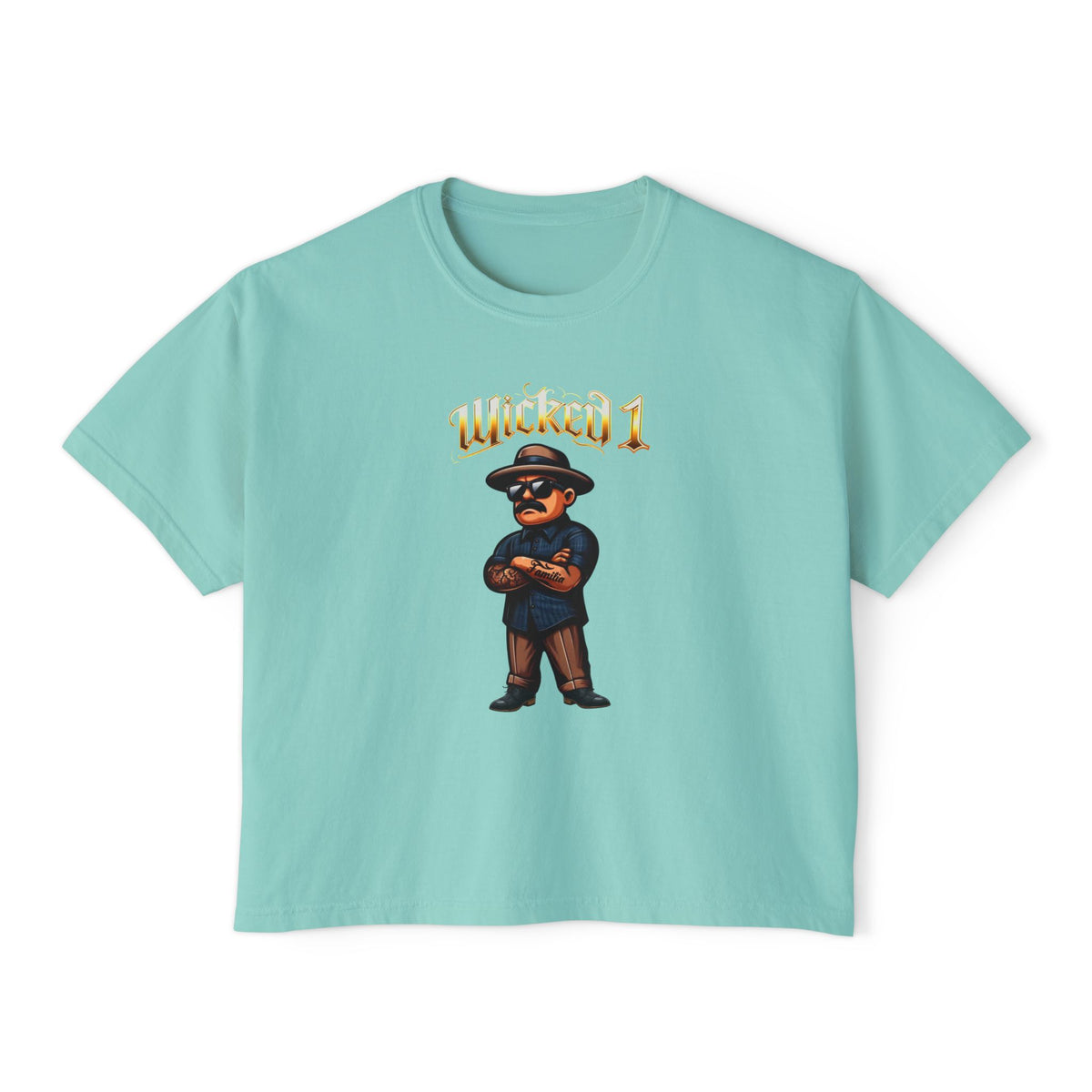Women's Boxy Tee – Chicana Vintage Latina Pride Graphic