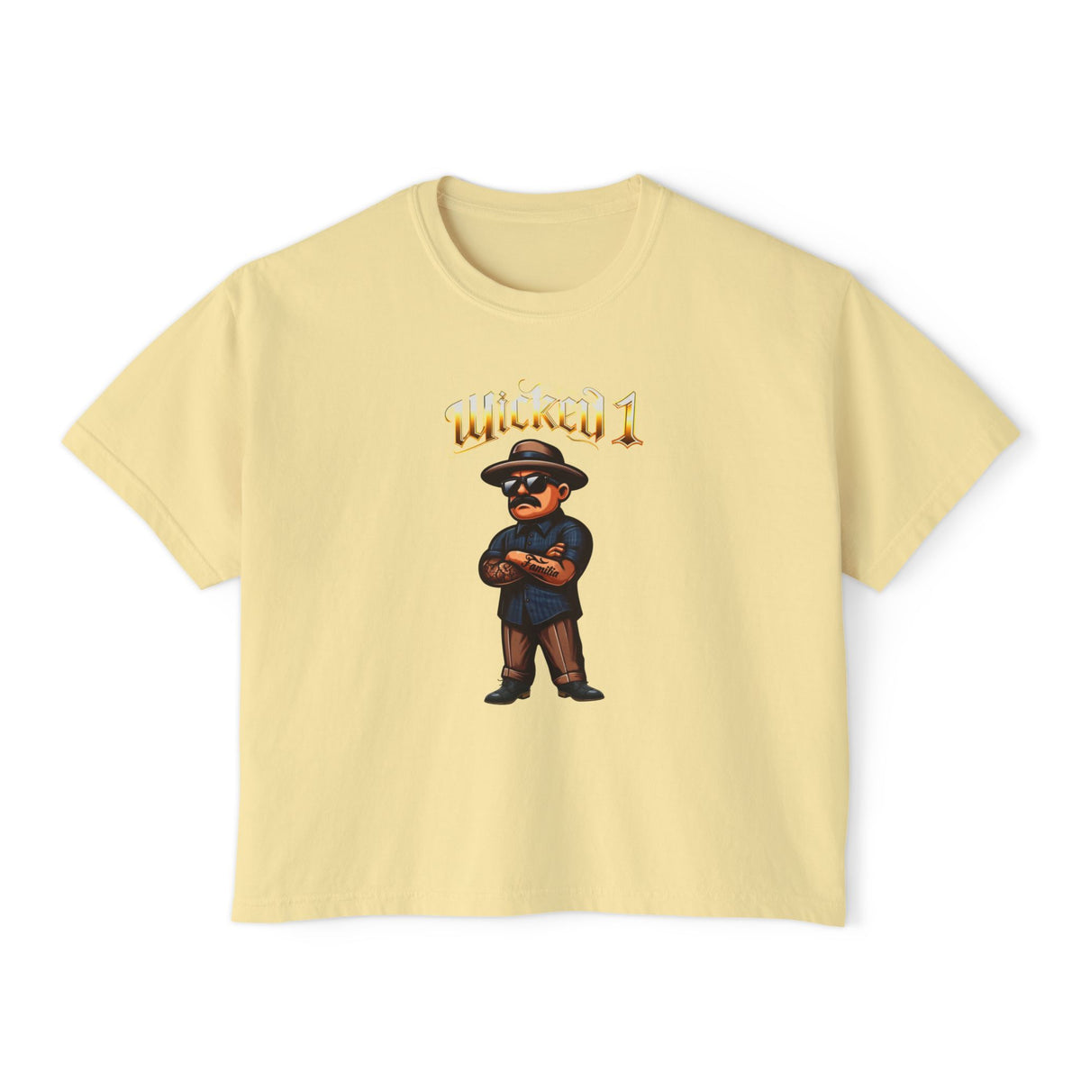 Women's Boxy Tee – Chicana Vintage Latina Pride Graphic